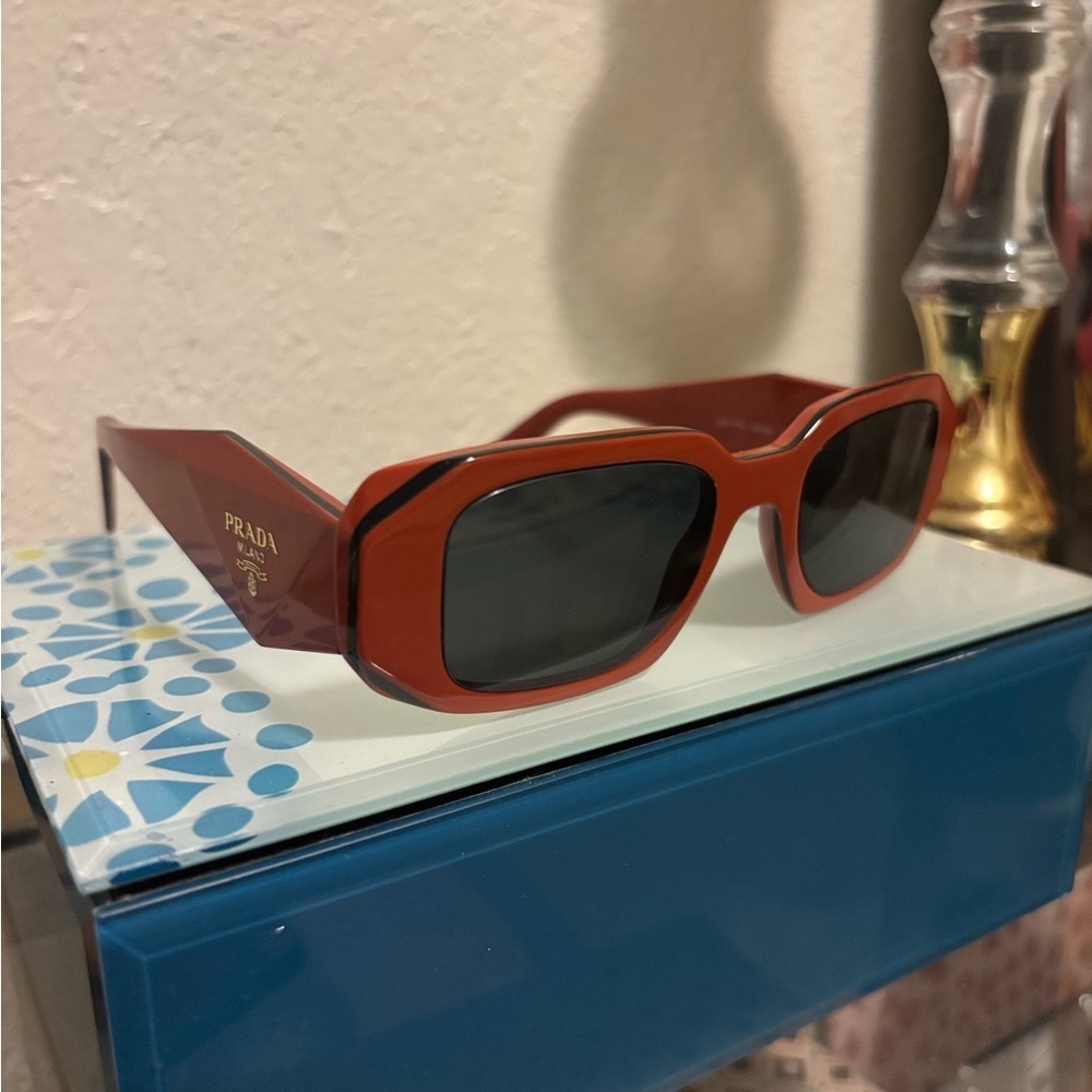 Prada Red Sunglasses